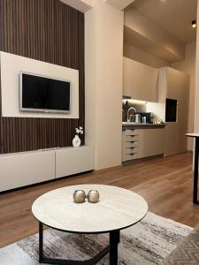 Dapur atau dapur kecil di SC Apartments Skopje