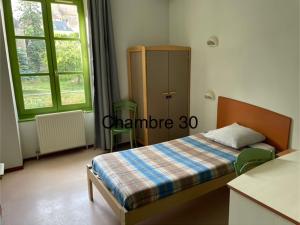 Postel nebo postele na pokoji v ubytování Le Domaine des Cordeliers