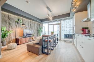 Dapur atau dapur kecil di Skyline Retreat Residences