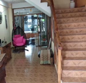 Χώρος καθιστικού στο Habitación Matrimonial Privada