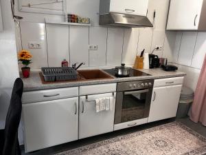 Kuchyň nebo kuchyňský kout v ubytování Zentral und sehr Gemütlich + 24 fotografií