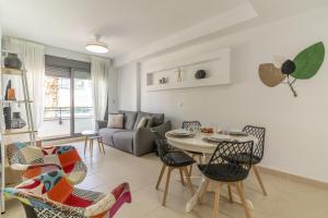 Et opholdsområde på Garrucha Playa Piscina Wifi Parking Gratis