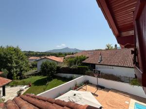 a view from the roof of a house at Belle maison 10 pers, piscine et jardin à Urrugne - FR-1-239-1146 in Urrugne