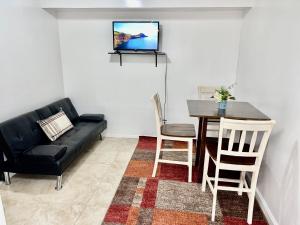 Ruang duduk di 2 Bedroom Apt in LIC, Private WITH BACKYARD !