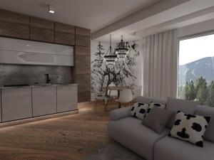 Kuchyňa alebo kuchynka v ubytovaní Apartament Silver - Stara Polana Spa