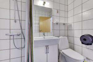 Koupelna v ubytování Hotel Varde