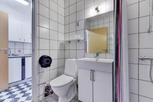 Koupelna v ubytování Hotel Varde