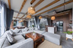Χώρος καθιστικού στο Sawasdee pool villa, Hua Hin