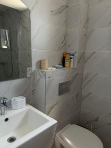 Koupelna v ubytování D&T Apartment