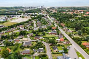 an aerial view of a small town with houses at Very Nice Villa in Rødbyhavn in Rødby +36 photos
