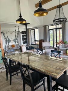 Posezení v ubytování Villa Snowia