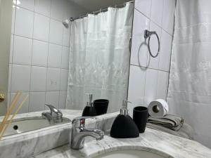 Koupelna v ubytování Departamento Ejecutivo Céntrico