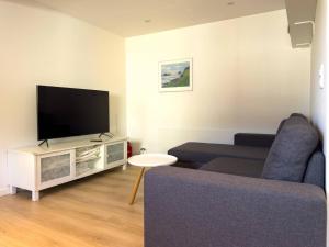 Μια τηλεόραση ή/και κέντρο ψυχαγωγίας στο New And Central Apartment