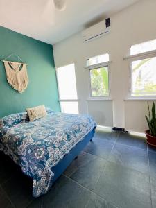 Postel nebo postele na pokoji v ubytování Apartamento Quetzal #