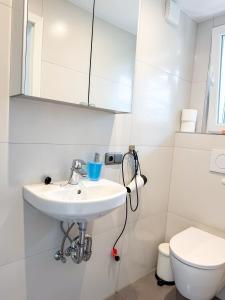 Koupelna v ubytování Ferienwohnung zum Nussbaum