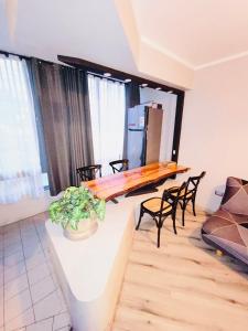 Η κουζίνα ή μικρή κουζίνα στο Maravilloso Departamento y con Excelente Ubicación
