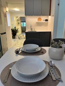 Kuchyň nebo kuchyňský kout v ubytování Cukr