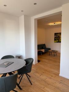 Χώρος καθιστικού στο Ferienwohnung Hildegard