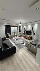 Χώρος καθιστικού στο Sağlam Apart Otel