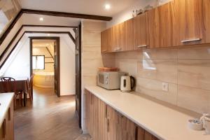 Kuchnia lub aneks kuchenny w obiekcie Apartamenty Hotelu Pod Orłem