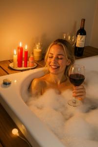 Ποτά στο Loft Para Casais com Jacuzzi - Aloha Lofts Mariscal - Sunset