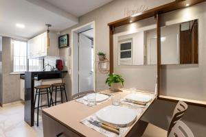 Η κουζίνα ή μικρή κουζίνα στο Apartamento especial- Icarai Niterói