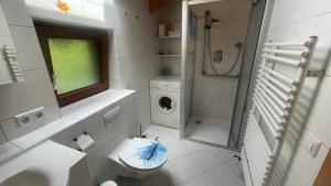 Koupelna v ubytování Ferienwohnung Anneliese