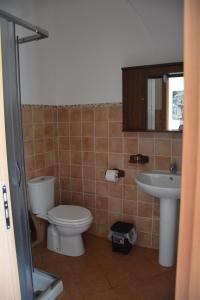 A bathroom at Etna Hiking B&B