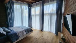 TV a/nebo společenská místnost v ubytování Casa cu brazi + 13 fotografií