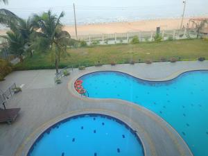 an overhead view of a swimming pool at the beach at SSK Urmee in Cox's Bazar +7 photos