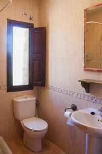 Ett badrum på Posada El Tesin
