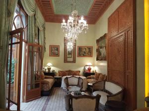 Χώρος καθιστικού στο Riad Dar Karima