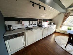 Η κουζίνα ή μικρή κουζίνα στο Feel Good Apartment mit Küche