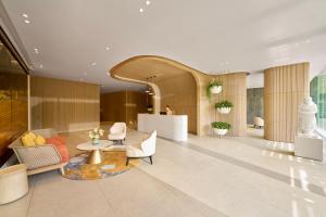 Χώρος καθιστικού στο PARKROYAL Serviced Suites Hanoi