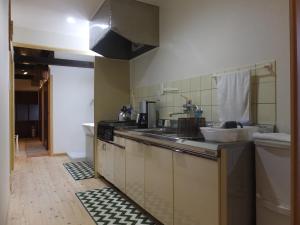 A kitchen or kitchenette at Guesthouse Mikkaichi