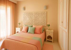 En eller flere senge i et værelse på Marrakech Appart