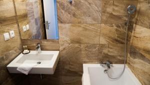 Koupelna v ubytování A7 Apartments