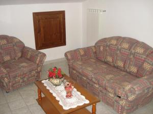 A seating area at Agriturismo La Fattoria