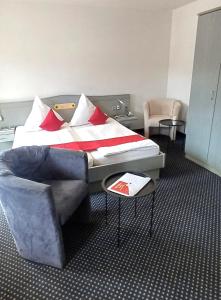 Ένα ή περισσότερα κρεβάτια σε δωμάτιο στο Das Arber-Hotel am Rothbach