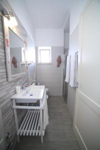 Koupelna v ubytování Hotel Albatros