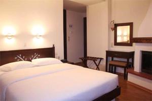 Postel nebo postele na pokoji v ubytování Hotel Mirovoli