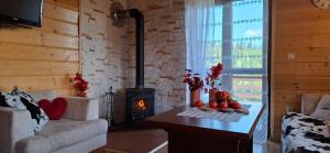 Et opholdsområde på domki w pewelce