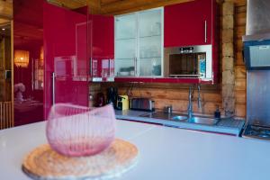 Kuchyň nebo kuchyňský kout v ubytování Cottage XL 3 stars Dieppe Normandie