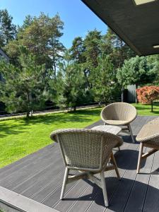 Un jardín fuera de Sakalo apartamentai