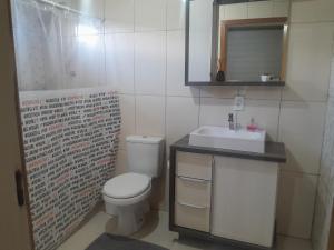 Ένα μπάνιο στο Hospedagem Domiciliar Lar doce Lar