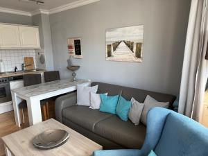 Kuchyň nebo kuchyňský kout v ubytování Haus Jahreszeiten Appartement Meeresrauscher by Unsere Urlaubszeit + 18 fotografií