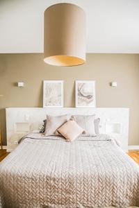 Postel nebo postele na pokoji v ubytování Grand Logement Cosy Résidence des Romains