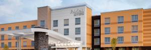 a rendering of the exterior of a hotel at Fairfield Inn & Suites Dixon in Dixon
