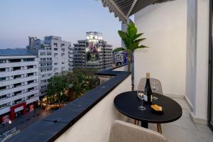 Μπαλκόνι ή βεράντα στο Elegant Studios - Near Piata Romana & Athenaeum