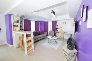Χώρος καθιστικού στο Ayalux Staycation